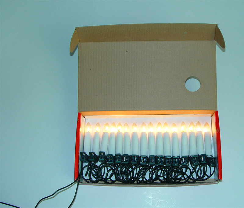 230V IP20 LED C6 Indoor candle light string