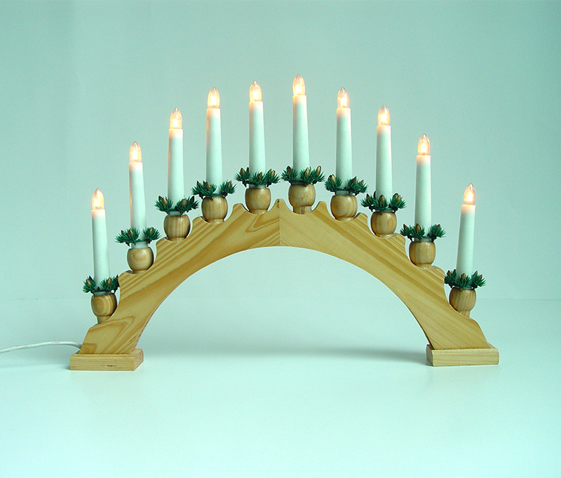 High Pressure 10 Wooden Bridge Lamp 10 Lamp         (C6 bubble)