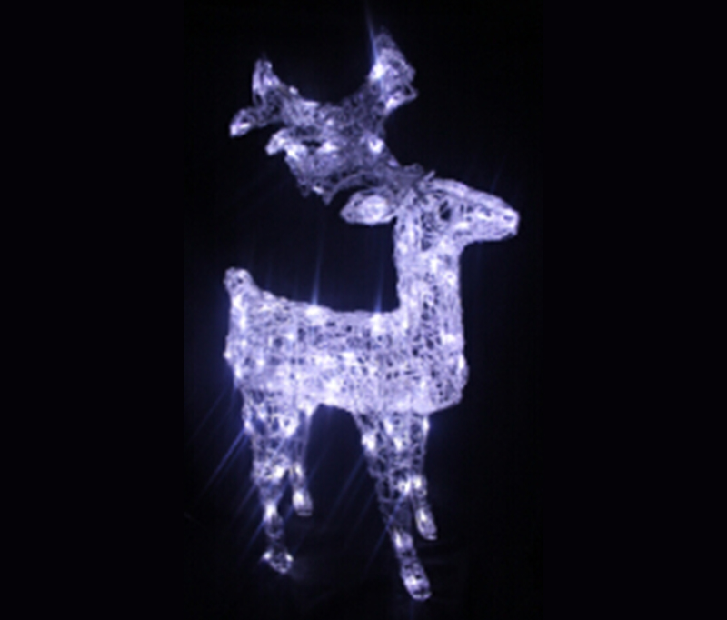 Iron frame acrylic deer