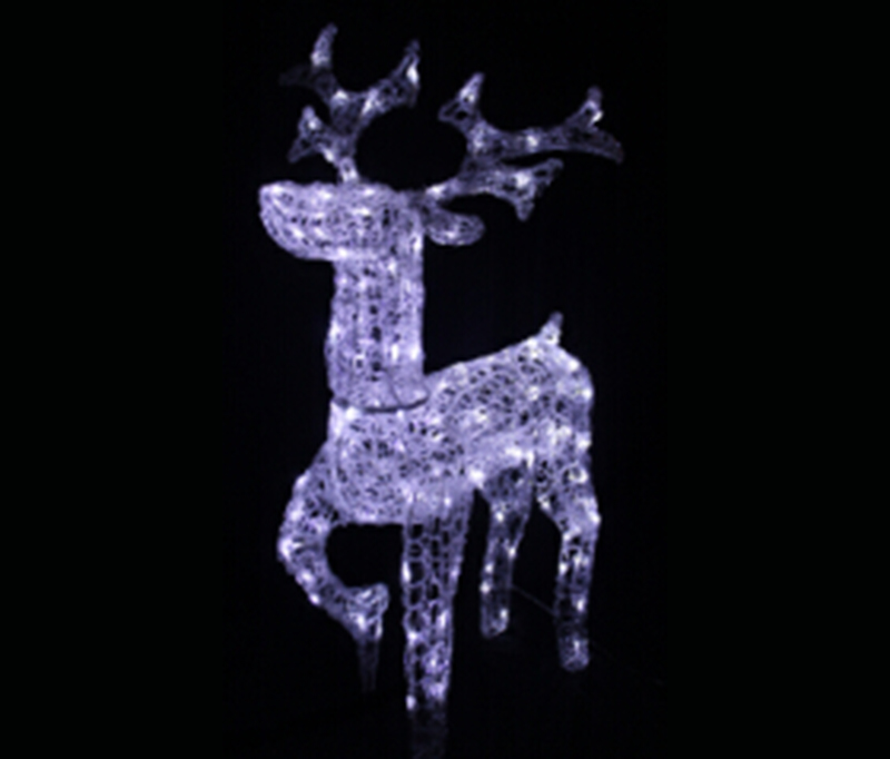 Iron frame acrylic deer