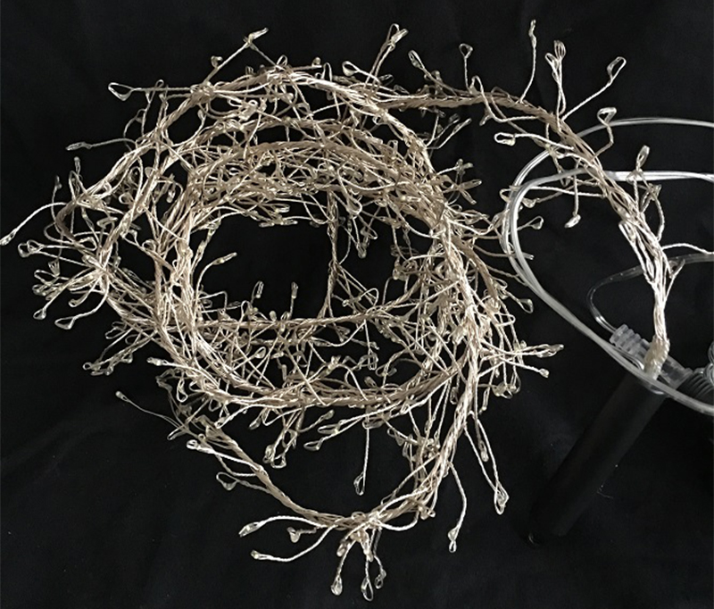 Firecracker lamp copper wire lamp