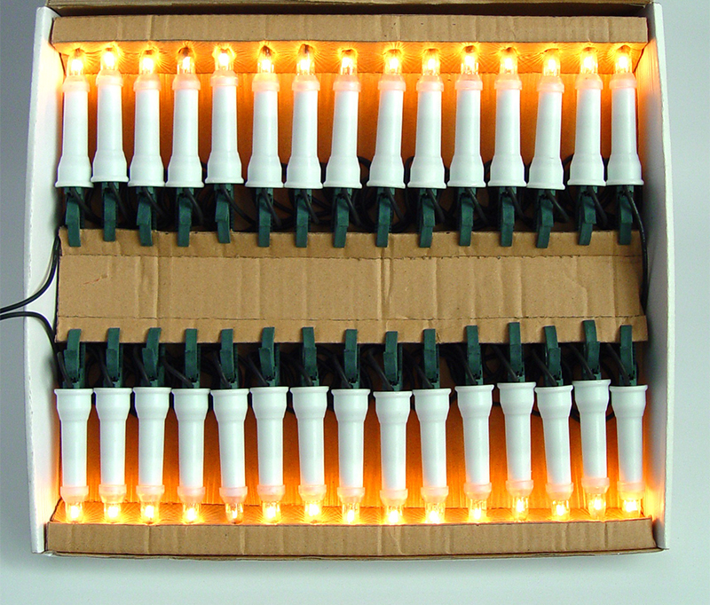 230V IP44 LED C6  Outside candle light string