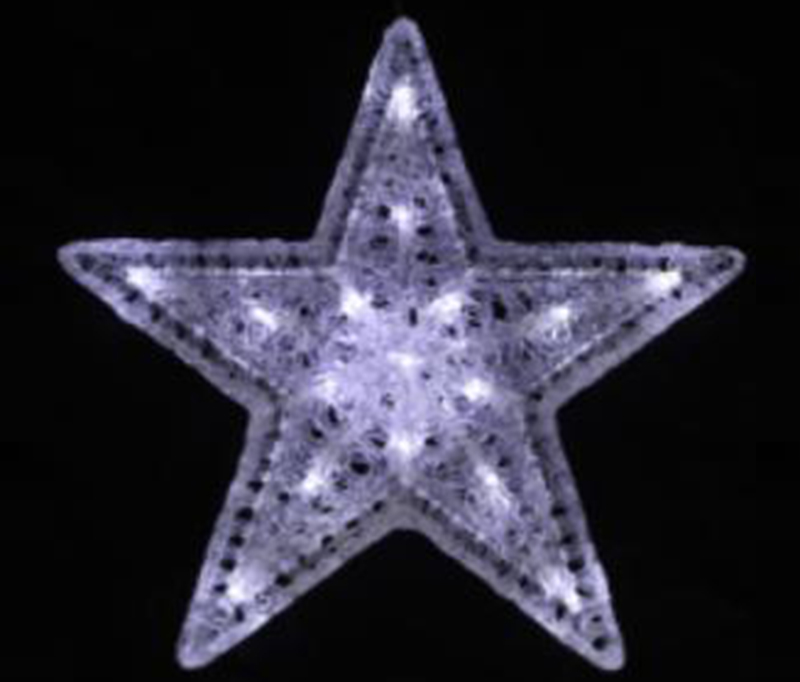 Hollow five-pointed star